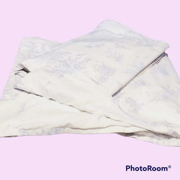 96" Cotton Curtain Panels from Pottery Barn x2 - Picture 3 of 6